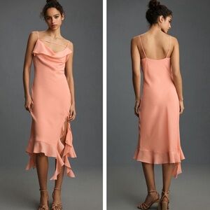 Anthropologie Mare Mare Draped Asymmetrical Dress